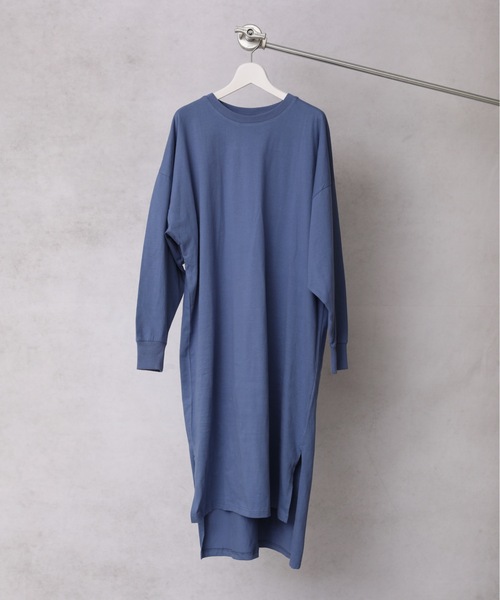 ap retro（アプレトロ）の「カットロングスリーブワンピース【ZOZO限定アイテム】（ワンピース・レディース・チャコール/ブルーグリーン/ライトベージュ/アイボリー/ブラック/ベージュ/カーキ/ライトブルー・FREE）」の18枚目の写真
