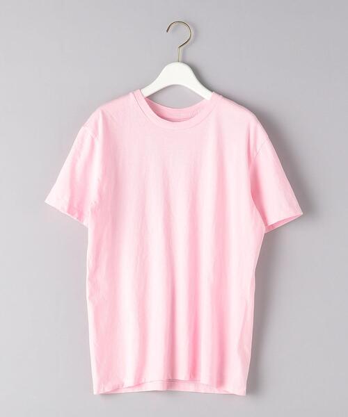 HANES(ヘインズ)の「別注<Hanes(ヘインズ)>クルーネック Tシャツ◆(Tシャツ/カットソー・レディース・ホワイト/ブラウン/ライトピンク・SMALL/MEDIUM)」の15枚目の写真