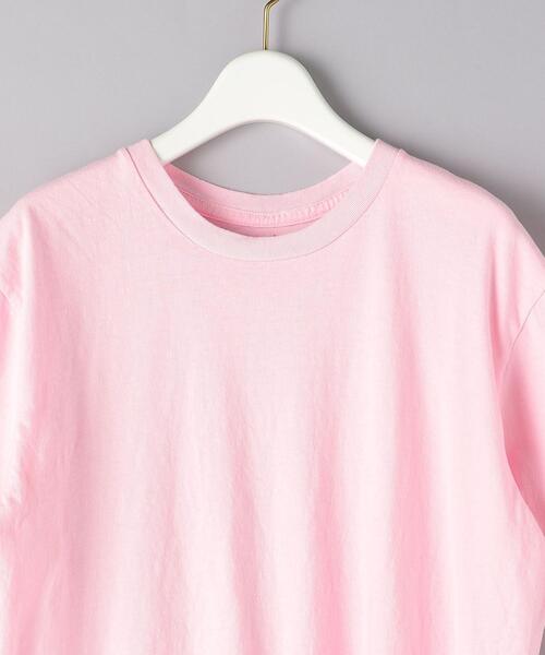 HANES(ヘインズ)の「別注<Hanes(ヘインズ)>クルーネック Tシャツ◆(Tシャツ/カットソー・レディース・ホワイト/ブラウン/ライトピンク・SMALL/MEDIUM)」の17枚目の写真