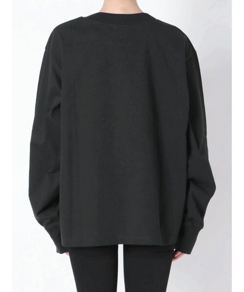 MURUA（ムルーア）の「USコットンロングスリーブTee（Tシャツ/カットソー・レディース・ホワイト/ブラック/ダークグレー/モカ・FREE）」の21枚目の写真