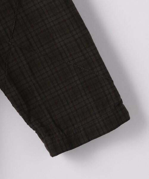 Engineered Garments（エンジニアードガーメンツ）の「[ エンジニアドガーメンツ ] ENGINEERED GARMENTS PIN/T/CH LOITER JACKET チェック ロイタージャケット（テーラードジャケット・メンズ・ダークグリーン・SMALL/MEDIUM）」の8枚目の写真