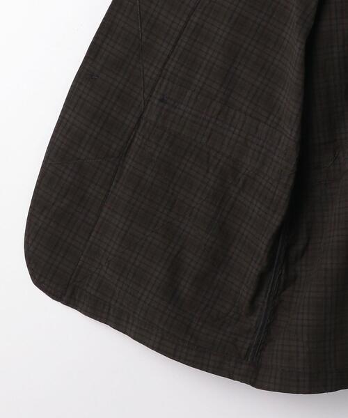 Engineered Garments（エンジニアードガーメンツ）の「[ エンジニアドガーメンツ ] ENGINEERED GARMENTS PIN/T/CH LOITER JACKET チェック ロイタージャケット（テーラードジャケット・メンズ・ダークグリーン・SMALL/MEDIUM）」の10枚目の写真