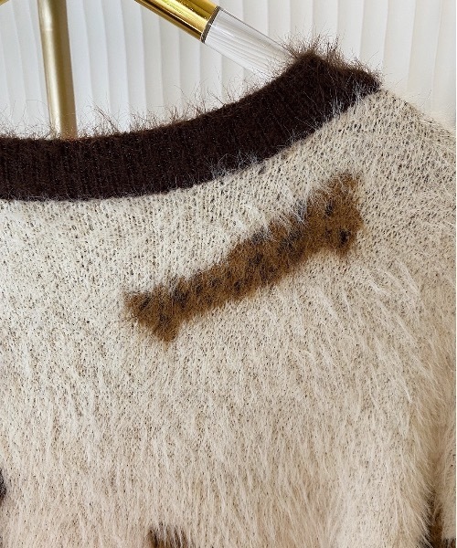 SANSeLF（サンセルフ）の「【SANSeLF】shaggy cow motif knit sanw78w21（ニット/セーター・レディース・マルチ・FREE）」の12枚目の写真