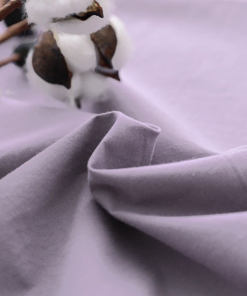 n'OrLABEL(ノアールレーベル)の「『コットンシャツ生地ロングタンク』(タンクトップ・レディース・ラベンダー/カーキ/レッド/ホワイト/ブラック/チャコール・1/2)」の7枚目の写真