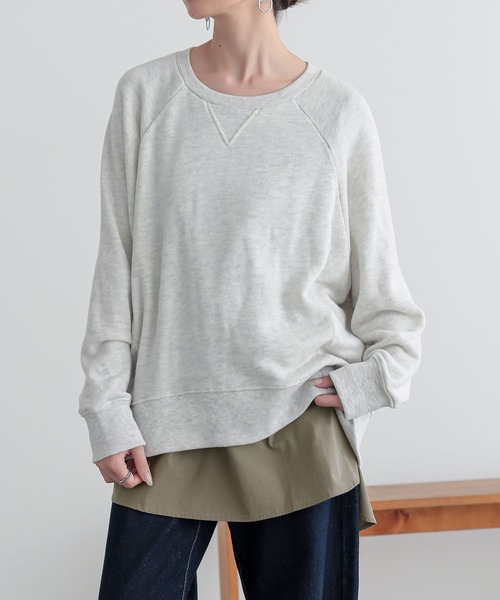 n'OrLABEL(ノアールレーベル)の「『コットンシャツ生地ロングタンク』(タンクトップ・レディース・ラベンダー/カーキ/レッド/ホワイト/ブラック/チャコール・1/2)」の22枚目の写真