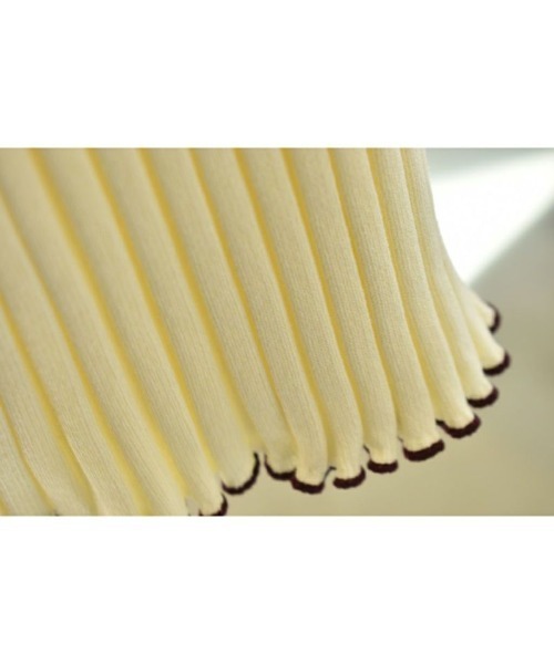 THEATRE PRODUCTS（シアタープロダクツ）の「ノースリーブリブニット（ニット/セーター・レディース・ベージュ/グリーン/ブラック/ホワイト/レッド・FREE）」の7枚目の写真