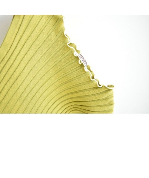 THEATRE PRODUCTS（シアタープロダクツ）の「ノースリーブリブニット（ニット/セーター・レディース・ベージュ/グリーン/ブラック/ホワイト/レッド・FREE）」の12枚目の写真