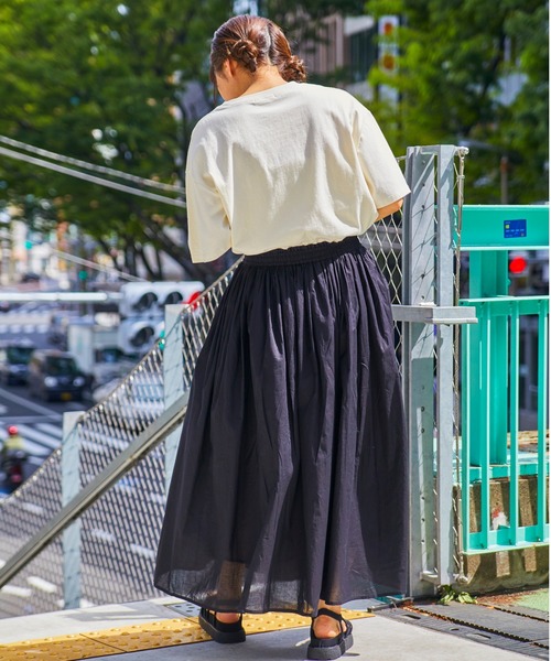 COMME does GARÇONS コットンロングギャザースカート セール】WEGO/【ZOZOTOWN＆一部店限定】コットンロングギャザー