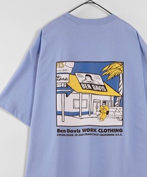 BEN DAVIS（ベンデイビス）の「【BEN DAVIS/ベンデイビス】ワークショッププリント ビッグシルエット 半袖Tシャツ（Tシャツ/カットソー・メンズ）」