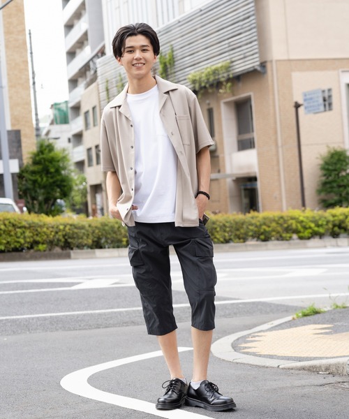 NAVY(ネイビー)の「カーゴパンツ(カーゴパンツ・メンズ・ブラック/ベージュ/ネイビー/カーキ・M/L/XL)」の4枚目の写真