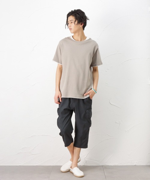 NAVY(ネイビー)の「カーゴパンツ(カーゴパンツ・メンズ・ブラック/ベージュ/ネイビー/カーキ・M/L/XL)」の1枚目の写真