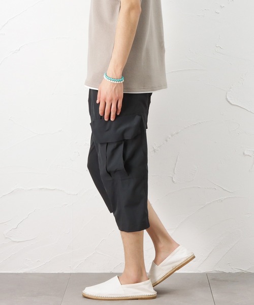 NAVY(ネイビー)の「カーゴパンツ(カーゴパンツ・メンズ・ブラック/ベージュ/ネイビー/カーキ・M/L/XL)」の16枚目の写真