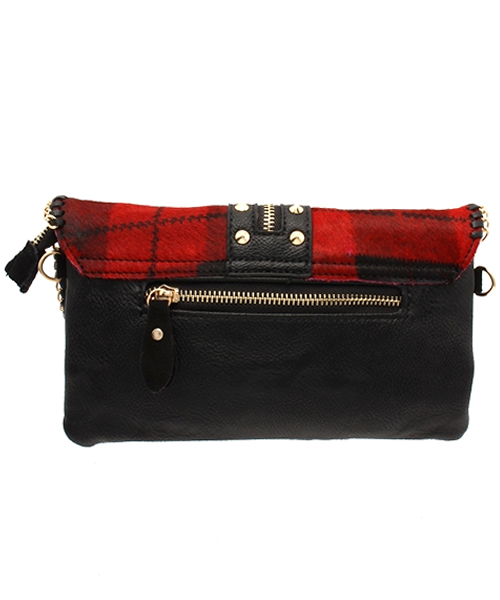 ROSE BUD（ローズバッド）の「【mina掲載】【CLASSY掲載】【VERY掲載】(LL ACCESSORIES)B1577 HAIR CLUTCH BAG（クラッチバッグ・レディース・ブラック×レッド/ブラック×ホワイト・ONE SIZE）」の7枚目の写真