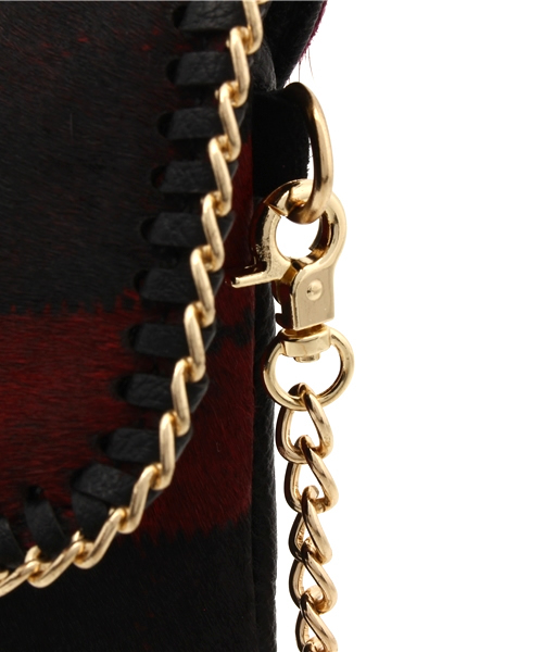 ROSE BUD（ローズバッド）の「【mina掲載】【CLASSY掲載】【VERY掲載】(LL ACCESSORIES)B1577 HAIR CLUTCH BAG（クラッチバッグ・レディース・ブラック×レッド/ブラック×ホワイト・ONE SIZE）」の5枚目の写真