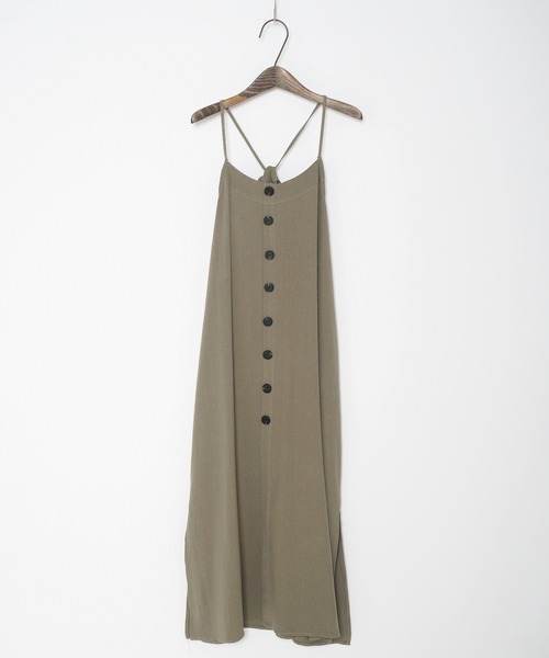 Crisp yours(クリスプユアーズ)の「【WEB限定】バックリボンストレートワンピース(ワンピース・レディース・ブラック/カーキ・FREE)」の16枚目の写真