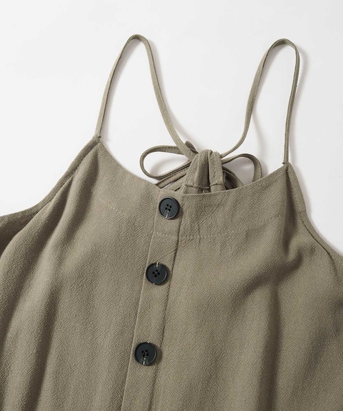 Crisp yours(クリスプユアーズ)の「【WEB限定】バックリボンストレートワンピース(ワンピース・レディース・ブラック/カーキ・FREE)」の18枚目の写真