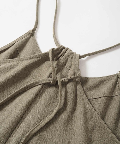 Crisp yours(クリスプユアーズ)の「【WEB限定】バックリボンストレートワンピース(ワンピース・レディース・ブラック/カーキ・FREE)」の20枚目の写真