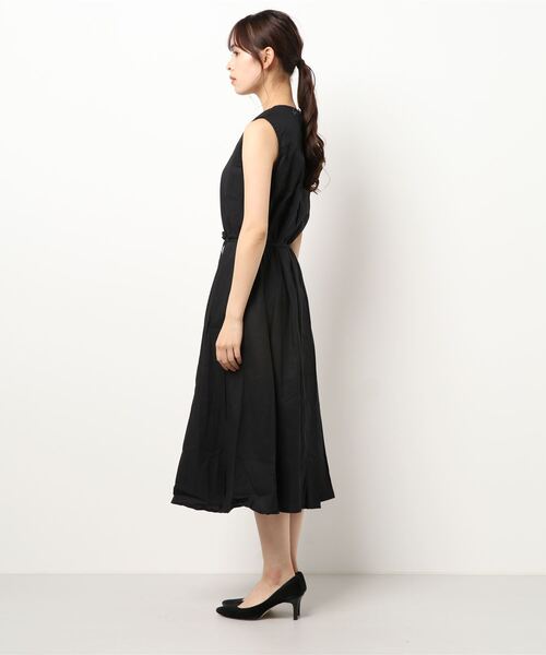 SVEC（シュベック）の「ノースリーブ ロング フレア ワンピース（ワンピース・レディース・ブラック/ブラウン/ベージュ・FREE）」の12枚目の写真