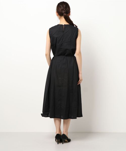 SVEC（シュベック）の「ノースリーブ ロング フレア ワンピース（ワンピース・レディース・ブラック/ブラウン/ベージュ・FREE）」の13枚目の写真