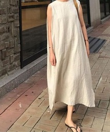 SVEC | ノースリーブ ロング フレア ワンピース(ワンピース)