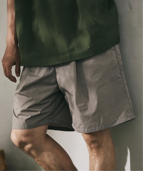 JOURNAL STANDARD relume（ジャーナルスタンダード　レリューム）の「Ny Neo Type Writer パッカブル ワイドショーツ/トラックパンツ（その他パンツ・メンズ・ブラック/パープル/グレー・MEDIUM/LARGE）」の15枚目の写真