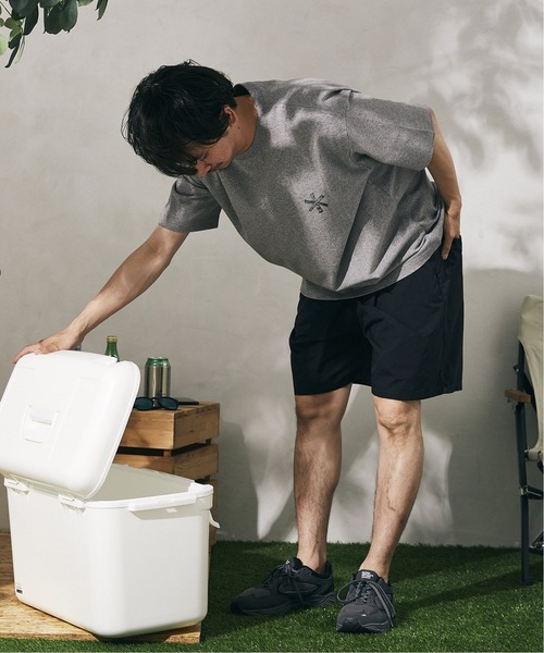 JOURNAL STANDARD relume（ジャーナルスタンダード　レリューム）の「Ny Neo Type Writer パッカブル ワイドショーツ/トラックパンツ（その他パンツ・メンズ・ブラック/パープル/グレー・MEDIUM/LARGE）」の16枚目の写真