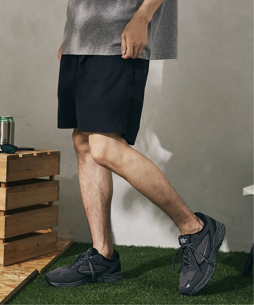 JOURNAL STANDARD relume（ジャーナルスタンダード　レリューム）の「Ny Neo Type Writer パッカブル ワイドショーツ/トラックパンツ（その他パンツ・メンズ・ブラック/パープル/グレー・MEDIUM/LARGE）」の20枚目の写真