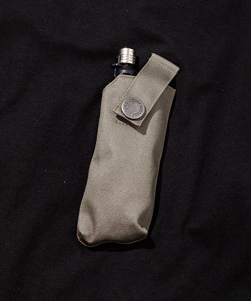 grn(ジーアールエヌ)の「grn outdoor ジーアールエヌ アウトドア HIASOBI CAMPER L/S TEE 火遊び キャンパー ロングTシャツ ロンT(Tシャツ/カットソー・メンズ・ブラック/オリーブ/キャメル・MEDIUM/LARGE/X-LARGE)」の12枚目の写真