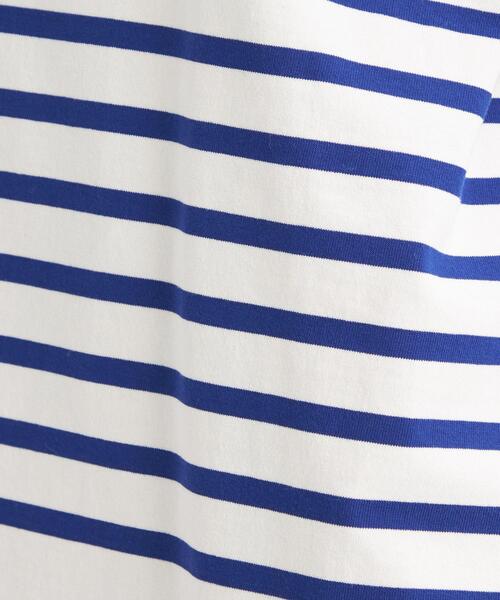 green label relaxing（グリーンレーベルリラクシング）の「パネル ボーダー バスク ロングスリーブ プルオーバー カットソー（Tシャツ/カットソー・レディース・ロイヤルブルー/オフホワイト/ライラック・FREE）」の16枚目の写真