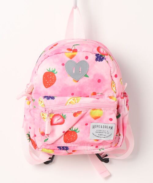 Kids Foret（キッズフォーレ）の「ボンディングリュック（バックパック/リュック・キッズ・パープル/グリーン/ネイビー/ピンク・M/S/L）」の4枚目の写真