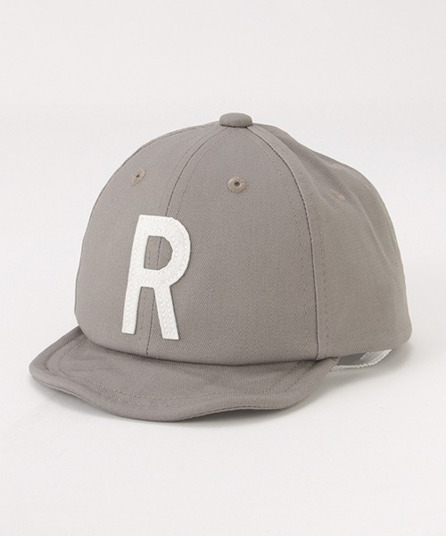 petit main（プティマイン）の「Kids Sim Logo Cap（キャップ・キッズ・ライトグレー/ベージュ/ブルー・52cm/50cm/54cm）」の2枚目の写真