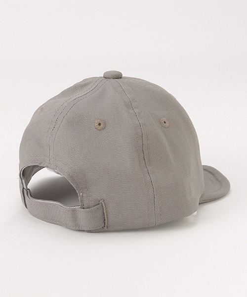 petit main（プティマイン）の「Kids Sim Logo Cap（キャップ・キッズ・ライトグレー/ベージュ/ブルー・52cm/50cm/54cm）」の6枚目の写真