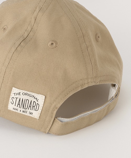 petit main（プティマイン）の「Kids Sim Logo Cap（キャップ・キッズ・ライトグレー/ベージュ/ブルー・52cm/50cm/54cm）」の9枚目の写真