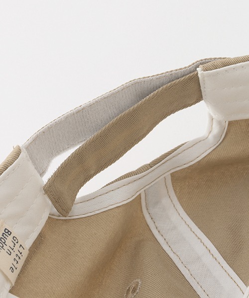 petit main（プティマイン）の「Kids Sim Logo Cap（キャップ・キッズ・ライトグレー/ベージュ/ブルー・52cm/50cm/54cm）」の11枚目の写真