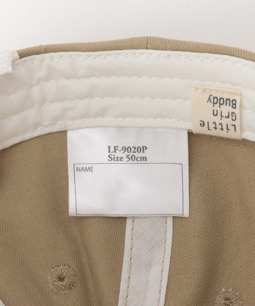 petit main（プティマイン）の「Kids Sim Logo Cap（キャップ・キッズ・ライトグレー/ベージュ/ブルー・52cm/50cm/54cm）」の14枚目の写真