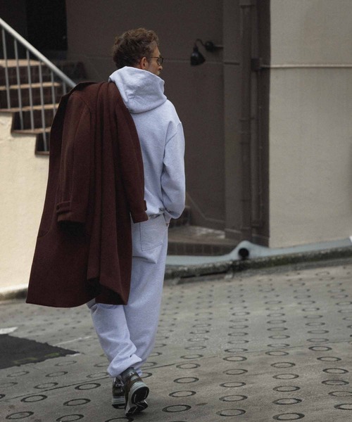 WILD LIFE TAILOR Adam et Rope'（ワイルドテーラーアダムエロペ　）の「【WILD LIFE TAILOR】MANTECO オーバーコート（ステンカラーコート・メンズ・ブラウン/グレー・M/L）」の7枚目の写真