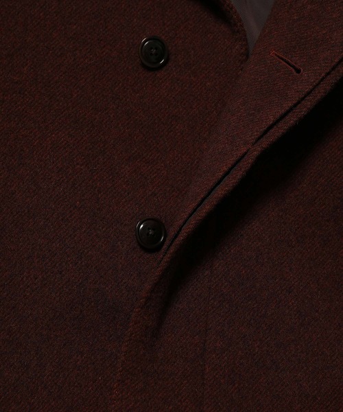 WILD LIFE TAILOR Adam et Rope'（ワイルドテーラーアダムエロペ　）の「【WILD LIFE TAILOR】MANTECO オーバーコート（ステンカラーコート・メンズ・ブラウン/グレー・M/L）」の16枚目の写真