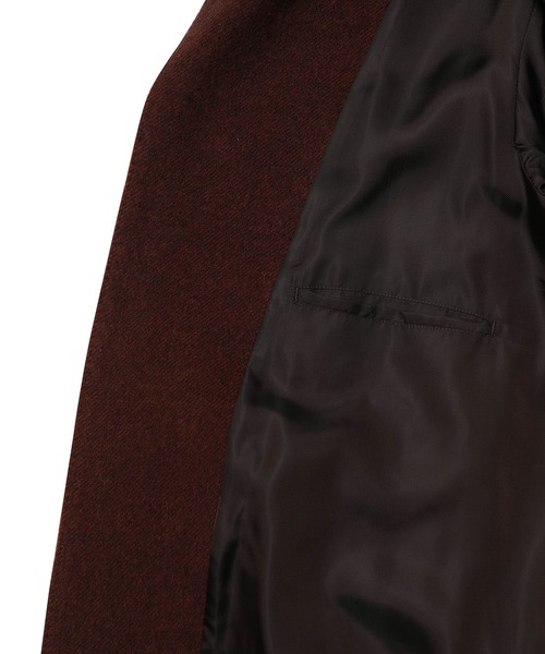 WILD LIFE TAILOR Adam et Rope'（ワイルドテーラーアダムエロペ　）の「【WILD LIFE TAILOR】MANTECO オーバーコート（ステンカラーコート・メンズ・ブラウン/グレー・M/L）」の19枚目の写真