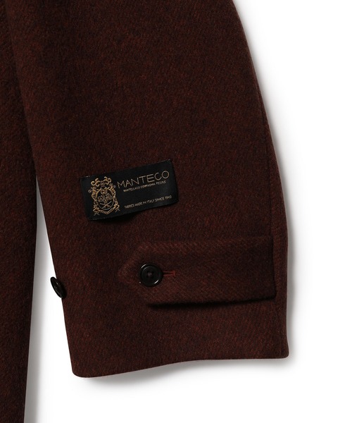 WILD LIFE TAILOR Adam et Rope'（ワイルドテーラーアダムエロペ　）の「【WILD LIFE TAILOR】MANTECO オーバーコート（ステンカラーコート・メンズ・ブラウン/グレー・M/L）」の6枚目の写真