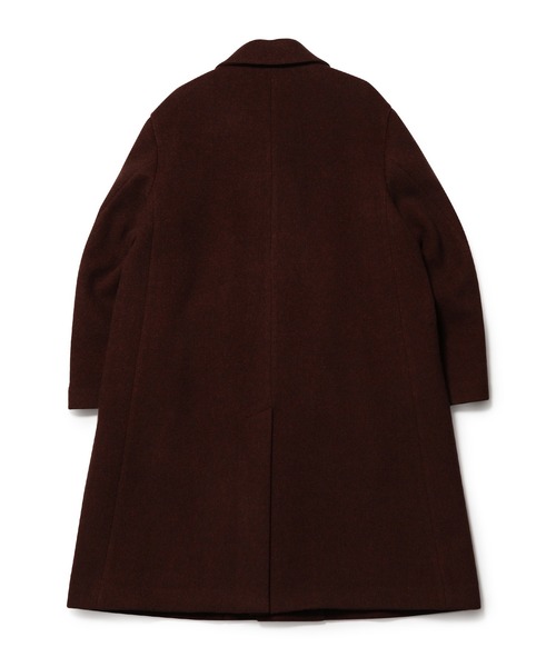 WILD LIFE TAILOR Adam et Rope'（ワイルドテーラーアダムエロペ　）の「【WILD LIFE TAILOR】MANTECO オーバーコート（ステンカラーコート・メンズ・ブラウン/グレー・M/L）」の17枚目の写真