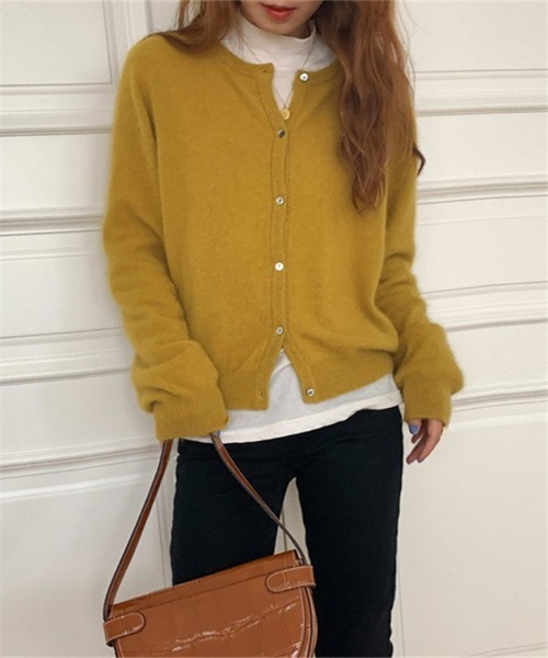 MAISON DE THERESE（メゾン ド テレーズ）の「クルーネックニットカーディガン ノーカラーコート ノーカラージャケット セーター（カーディガン/ボレロ・レディース・A/B/C/D/E/F/G/H/I/J/K/L・FREE）」の7枚目の写真