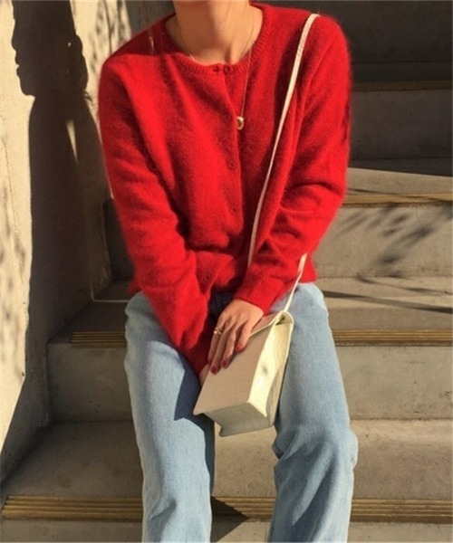 MAISON DE THERESE（メゾン ド テレーズ）の「クルーネックニットカーディガン ノーカラーコート ノーカラージャケット セーター（カーディガン/ボレロ・レディース・A/B/C/D/E/F/G/H/I/J/K/L・FREE）」の13枚目の写真