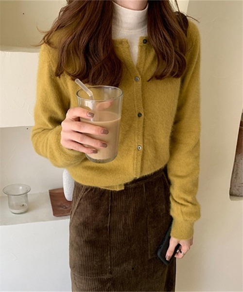 MAISON DE THERESE（メゾン ド テレーズ）の「クルーネックニットカーディガン ノーカラーコート ノーカラージャケット セーター（カーディガン/ボレロ・レディース・A/B/C/D/E/F/G/H/I/J/K/L・FREE）」の18枚目の写真