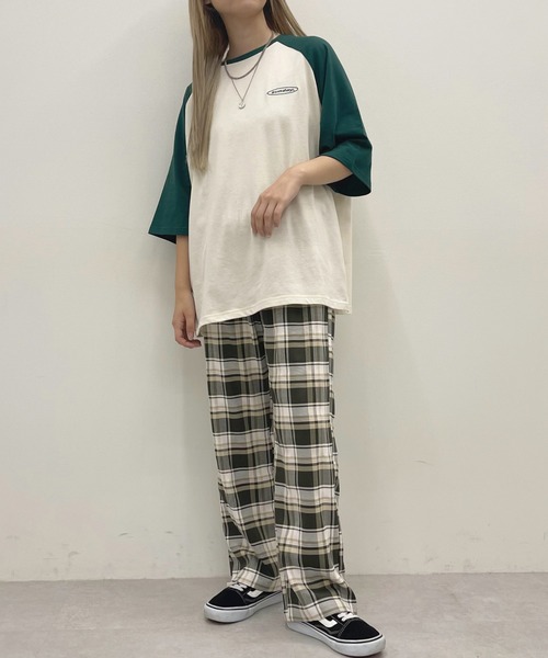 apres jour（アプレジュール）の「ラグランTシャツ【ZOZOTOWN限定アイテム】（Tシャツ/カットソー・レディース・ネイビー/グリーン/マスタード・X-LARGE/フリー）」の10枚目の写真