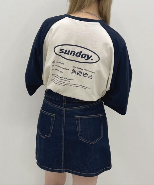 apres jour（アプレジュール）の「ラグランTシャツ【ZOZOTOWN限定アイテム】（Tシャツ/カットソー・レディース・ネイビー/グリーン/マスタード・X-LARGE/フリー）」の17枚目の写真