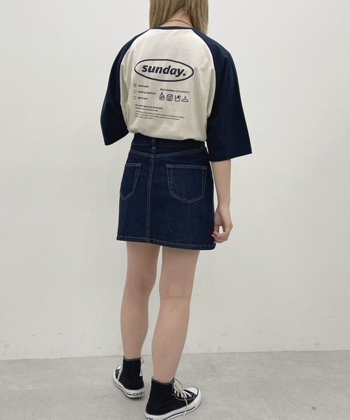 apres jour（アプレジュール）の「ラグランTシャツ【ZOZOTOWN限定アイテム】（Tシャツ/カットソー・レディース・ネイビー/グリーン/マスタード・X-LARGE/フリー）」の20枚目の写真