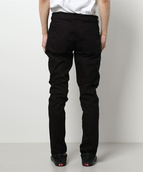 semantic design(セマンティックデザイン)の「セマンティックデザイン/semantic design ストレッチ裏カラー スキニーパンツ(チノパンツ・メンズ・ホワイト/ワインレッド・X-LARGE/S/MEDIUM/LARGE)」の4枚目の写真