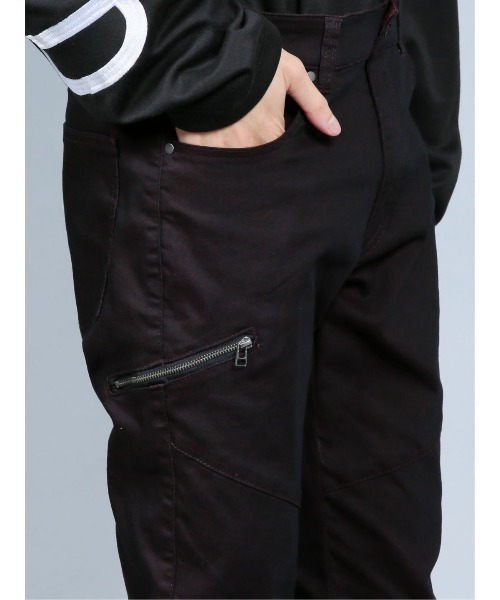 semantic design(セマンティックデザイン)の「セマンティックデザイン/semantic design ストレッチ裏カラー スキニーパンツ(チノパンツ・メンズ・ホワイト/ワインレッド・X-LARGE/S/MEDIUM/LARGE)」の16枚目の写真