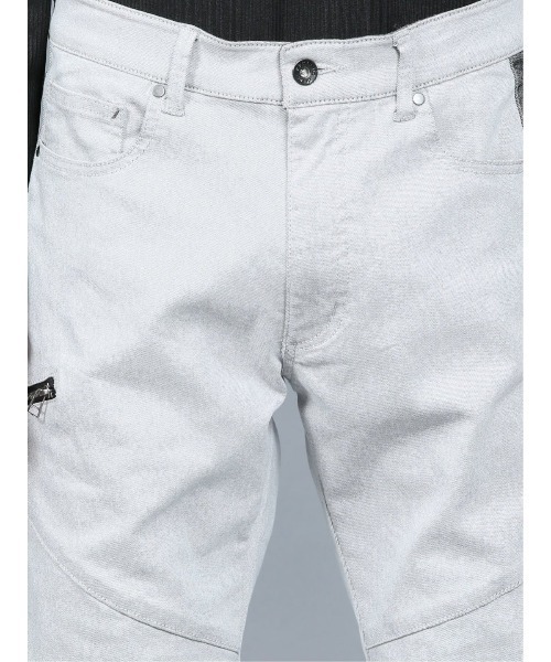 semantic design(セマンティックデザイン)の「セマンティックデザイン/semantic design ストレッチ裏カラー スキニーパンツ(チノパンツ・メンズ・ホワイト/ワインレッド・X-LARGE/S/MEDIUM/LARGE)」の8枚目の写真