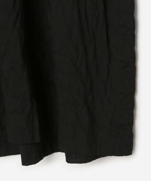 nicholson and nicholson(ニコルソンアンドニコルソン)の「【nicholson and nicholson】〈別注〉ギャザーシャツドレス SOLID WOMEN(ワンピース・レディース・ブラック・38)」の6枚目の写真
